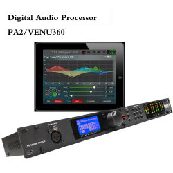 Procesador de Audio Digital Driverack PA2 Compatible con Software Original, Sistema de Gestión de Altavoces de 2 Entradas y 6 Salidas, Logotipo Original