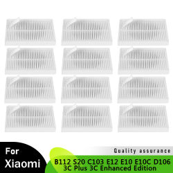 Filtros HEPA para Xiaomi B112 S20 C103 E12 E10 E10C D106 3C Plus, para Roborock Q7 M5, accesorios para robot aspirador, filtro Hepa