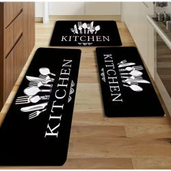 Alfombra suave para cocina, alfombra suave para correr, sala de estar, dormitorio, cocina, pasillo, baño, lavadora