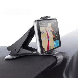 Soporte Universal para teléfono de coche, soporte para teléfono para salpicadero de navegación GPS, soporte plegable con Clip para teléfono móvil