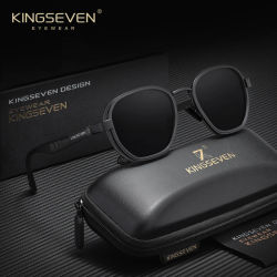Gafas de sol redondas de marca KINGSEVEN, gafas polarizadas para hombre y mujer, gafas de viaje de moda de lujo, gafas de sol UV400