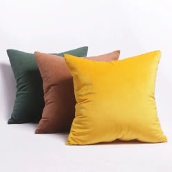 Funda de cojín de terciopelo, funda de almohada suave de 45x45 cm, funda de almohada para decoración de sofá y sala de estar, funda de almohada nórdica para decoración del hogar