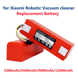 BRR-2P4S-5200D de batería de repuesto Original para XIAOMI 1S 1ST Roborock, SDJQR01RR, Robot aspirador de barrido y fregado, 5200mAh