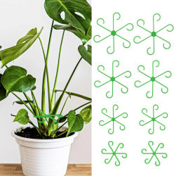 Juego de 4/8 clips de soporte para tallos de plantas, fijador de soporte de bambú para plantas hortícolas, fijación de ramas de árboles hidropónicos
