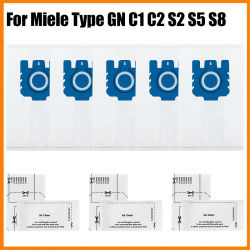 Para Miele GN Miele Classic C1 completo C1, C2, C3, S400i S600 S2 S5 S8 Series aspiradora 3D eficiencia bolsas de basura
