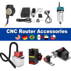 Aspiradora Twotrees para Router CNC TTC450 3018, Módulo Láser, Motor de Husillo para Corte de Madera, Fresa de Extremo, Kit de Módulo Rotatorio de 4º Eje