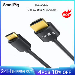 Cable SmallRig ultradelgado 4K de C a A/D a A/60HZ, Cable de 35cm y 55cm para Monitor de cámara DSLR, Cable suave, plataforma de cámara 3040/3041/3042