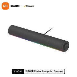 Nuevo XIAOMI Redmi altavoz de ordenador cuatro unidades de dos canales estéreo RGB luz ambiental Bluetooth 5,0 micrófono incorporado Control de perilla