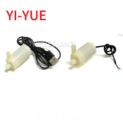 Mini bomba sumergible silenciosa, micro bomba de agua DC3V 5V, refrigeración por agua para computadora, se puede usar con cargador de teléfono móvil o controlador USB