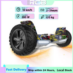 Hoverboard RCB en pulgadas, scooter eléctrico autoequilibrado, control por aplicación, altavoz Bluetooth y luces LED, regalo para niños