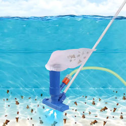 Cabezal de aspiradora para piscina con kit de limpieza de bolsa de cepillo para filtro de piscina y limpiador de piscinas
