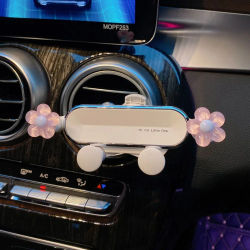 Soporte bonito para teléfono móvil de coche, Clip creativo para salida de aire de coche, soporte fijo para navegación de teléfono móvil