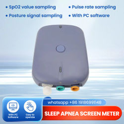 Contec RS10 Medidor de pantalla de apnea del sueño Spo2 PR Monitor de flujo de aire nasal Respiración gratuita de software para PC