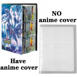 Carpeta con soporte para álbum de colección de 9 tarjetas, 540 bolsillos, compatible con Pokemon YuGiOh TCG, juego deportivo, almacenamiento de tarjetas de Anime de fútbol