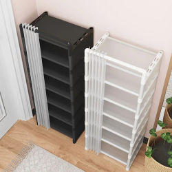 Organiza tu Dormitorio: Armario de Almacenamiento de 5/6 Niveles con Estantes Abiertos - Armario y Estantería de Gran Capacidad, Muebles de Fácil Montaje
