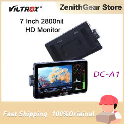 Monitor de cámara digital Viltrox DC-A1 de 7 pulgadas, monitor panorámico de 2800 nits, 1080P 4K HDMI con pantalla táctil para Sony, Nikon, Fujifilm N