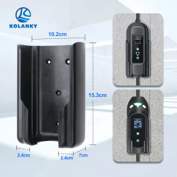 Soporte de caja de Control de cargador de vehículo eléctrico, soporte de caja de pared de carga EV, fácil instalación