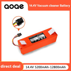 Batería de repuesto de aspiradora robótica de BRR-2P4S-5200S 100% Original para Xiaomi Roborock S55 S60 S65 S50 S51 S5 MAX S6 piezas