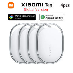 4 unidades Xiaomi Tag Smart Tracker Dispositivo Antipérdida Bluetooth 5.4 Compatible con Apple Find My o Google Android Find Hub