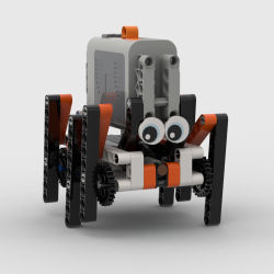 Bloques de Construcción Técnicos MOC, Piezas de Motor con Función de Potencia, Robot Caminador de 6 Patas, Ladrillos de Araña Biónica, Juguetes de Rompecabezas DIY