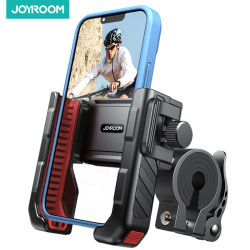 Joyroom 2024 soporte Universal para teléfono de bicicleta operación con una sola mano soporte para teléfono de motocicleta para teléfono móvil de 4,7-7 "a prueba de golpes
