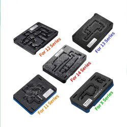 QianLi tablero de capa media planta plataforma de estaño BGA Reballing Kit de plantilla para iPhone 11 12 13 14 PRO Mini X XR XS MAX herramientas de reparación
