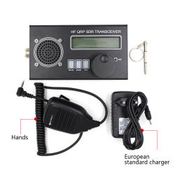 Transceptor USDR HF, QRP, SDR, SSB/CW, 8 bandas, DSP, SDR, micrófono, batería y cargador, 2024 USDX