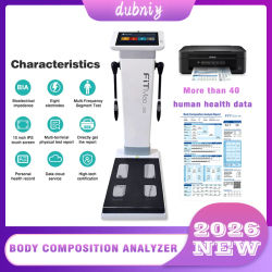Báscula de grasa corporal, analizador de escaneo de cuerpo completo, Monitor IMC, 8 electrodos, medición de composición corporal, báscula de peso Digital clínica