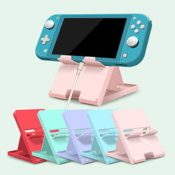 Soporte para consola de juegos NS Normal Switch, soporte para Nintendo Switch 1/2Mobie Phone Pad, soporte rosa clásico NS, accesorios ajustables