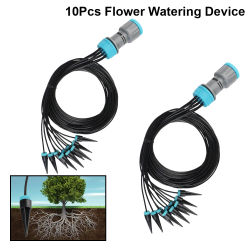 Herramientas de riego de plantas, dispositivo de riego automático, flecha de goteo automática, riego de flores de jardín, Kit de plantación perezosa, Kits de gotero