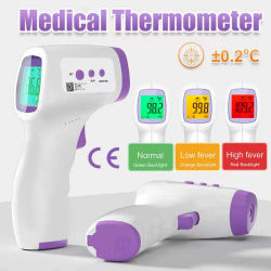 Termómetro Digital médico, dispositivo de temperatura corporal infrarroja sin contacto, herramienta de medición de fiebre para bebés y adultos, Monitor de fiebre