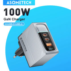 Cargador GaN de 100W PD QC USB cargador rápido tipo C carga rápida USB C cargador de teléfono para iPhone 15 14 13 Pro Max Macbook Samsung