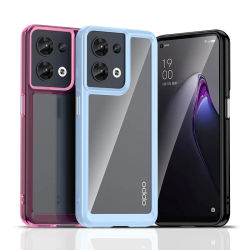 Funda de teléfono para Oppo Reno 7 8 Pro T 10 5G, marco de TPU duradero y cubierta trasera acrílica, protección a prueba de golpes para su teléfono duro