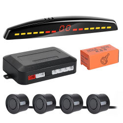 Risingon Car Parktronic LED Kit de sensores de estacionamiento Pantalla de radar Sistema detector de monitor de respaldo