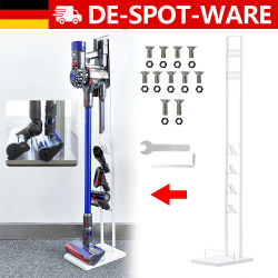 Soporte para aspiradora inalámbrica, organizador de almacenamiento para el hogar, compatible con V6 V8 V10 V11 V12 V15, blanco, 127 cm
