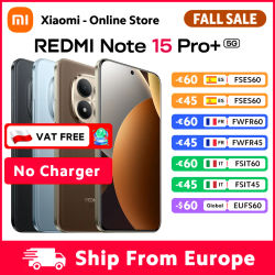 Versión Global Xiaomi Redmi Note 15 Pro Plus 5G Smartphone Snapdragon 7s Gen 4 NFC 6500mAh 100W Pantalla AMOLED CrystalRes de 6.83" Sin Cargador