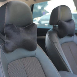 Almohada para reposacabezas de cuello de coche, almohada de espuma viscoelástica para asiento de coche, soporte transpirable para cabeza y cuello, almohada para dormir, accesorios de viaje