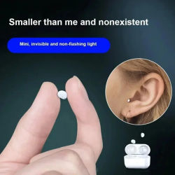 Auriculares invisibles Mini auriculares Bluetooth TWS inalámbricos con micrófono llamada HD auriculares semiintrauditivos reducción de ruido