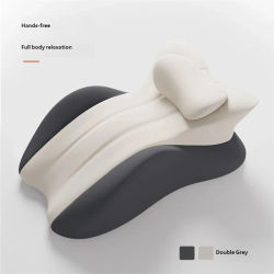 Almohada de Espuma Viscoelástica Multiposición con Funda Extraíble, Almohada Ergonómica para Parejas, Almohada para Cama para Aliviar el Dolor Corporal