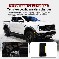 Para Ford Ranger 2023-2024 modelos consola central almohadilla de carga accesorio inteligente para coche Moudle cargador inalámbrico inteligente