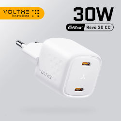 Cargador Voltme-USB tipo C, carga rápida, 30W, PD, para iPhone 15, 14 Pro Max, carga rápida, QC 4.0, cargador de teléfono portátil