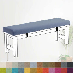 Cojines de banco con hebillas, asientos personalizados para sillas Ding, alfombrillas para ventana para dormitorio, cojines para muebles de patio, almohadillas para terraza
