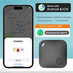 Localizador GPS Bluetooth Inteligente Antipérdida para Llaves de Coche y Mascotas, Compatible con Android e iOS