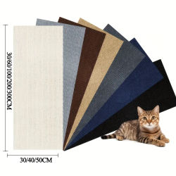 Estera autoadhesiva para rascar gatos, poste rascador recortable para gatos, alfombra para gatos, Protector antiarañazos, estera antiarañazos para gatos