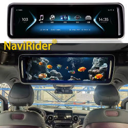 Monitor de techo para coche de 29 pulgadas con Android 10 para Toyota Hiace y Benz Clase V, pantalla HD IPS de 32G, monitor de cine para asientos traseros.
