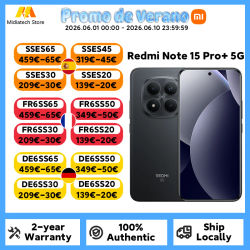 Versión Global del Teléfono Inteligente Redmi Note 15 Pro+, Batería de 6500 mAh y 100 W, Snapdragon 7s Gen 4, Cámara Principal de 200 MP con OIS, Teléfono Móvil Xiaomi