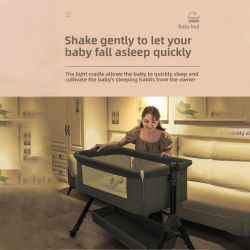 Cunas para bebés, cuna plegable para recién nacidos, cuna elevada, cuna para niños, accesorios para bebés, cuna para recién nacidos, cuna móvil para bebés, cuna adaptable para bebés