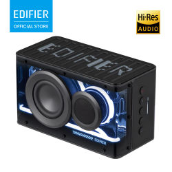EDIFIER QD25 Altavoz Bluetooth Portátil de 25W, Audio de Alta Resolución, Bluetooth 6.0, 15 Horas de Reproducción, Efectos de Luz RGB, Emparejamiento Estéreo, Control por Aplicación