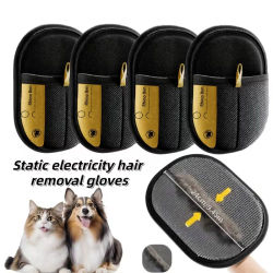 Guantes para Eliminar Pelo de Mascotas, Ideales para Ropa, Sofás, Mantas y Camas de Perros y Gatos