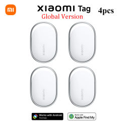 Paquete de 4 Etiquetas Inteligentes Xiaomi Antipérdida, Bluetooth 5.4, Compatible con Apple Find My y Google Android Find Hub